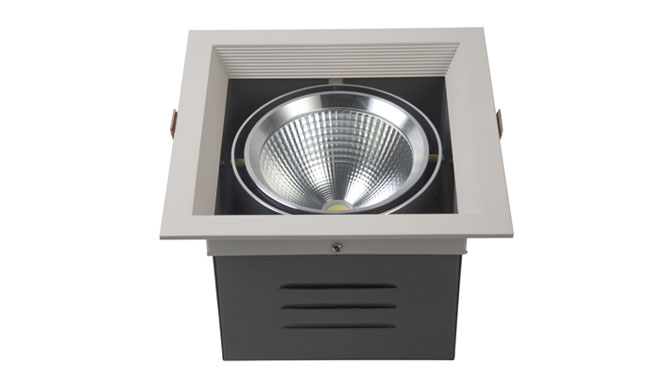 G09系列COB單頭格柵射燈9W G09系列COB單頭格柵射燈9W