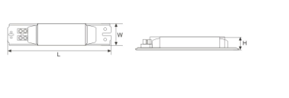 華輝照明 鋁線電感鎮(zhèn)流器尺寸圖 華輝照明 鋁線電感鎮(zhèn)流器尺寸圖