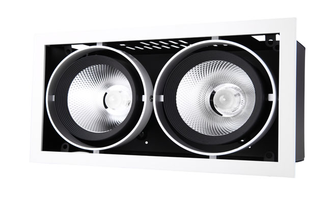 廣東華輝COB格柵射燈30W 廣東華輝COB格柵射燈30W