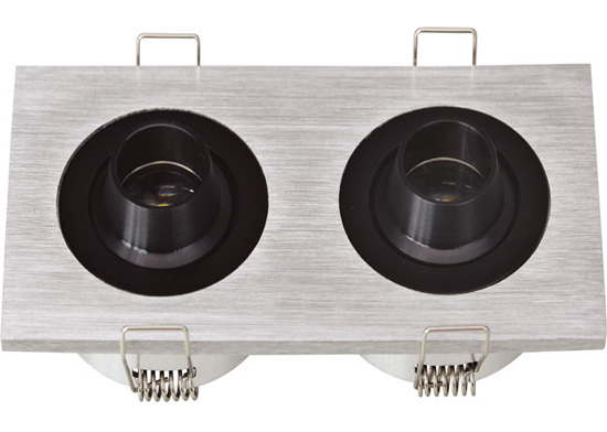 LED G03系列雙頭(帶豬嘴)開(kāi)孔99x50mm格柵射燈 LED G03系列雙頭(帶豬嘴)開(kāi)孔99x50mm格柵射燈