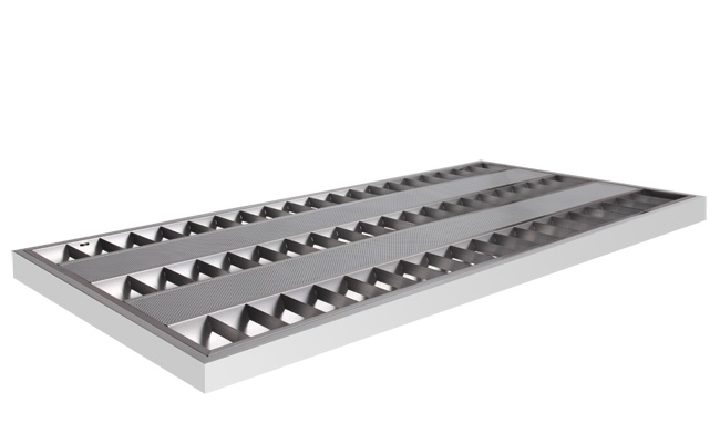 T5 3x28W 豪華型格柵燈盤 600x1200mm 605x1205mm T5 3x28W 豪華型格柵燈盤 600x1200mm 605x1205mm